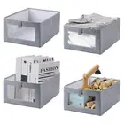 Moisture-proof Storage Box Non-Woven Closet Organizer for Underwear Socks
