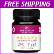 Raw Manuka Honey UMF 24+ MGO 1122+ | Pure Superfood - 4.4oz Organic Booster