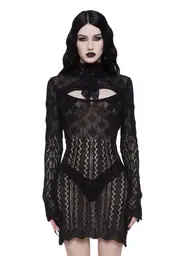 [Widow] Midnight Abyss Sweater Dress