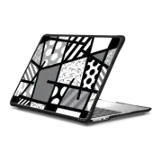 MacBook Air 13-inch (M2 - M4) Impact Case BLACK LANDSCAPE BY ROMERO BRITTO
