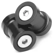 R&G Racing Motorbike Paddock Stand Bobbins (Pair) - M8 Thread, Black