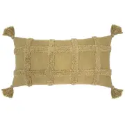 Bambury Percy Flax 30x60cm Cushion