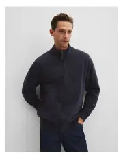[Country Road] Relaxed Zip Through Sweat in Navy