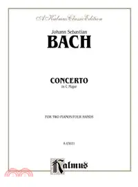 在飛比找三民網路書店優惠-Bach Concerto 2 Pianos C Major