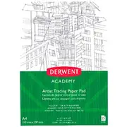 Derwent Academy Artist Tracing Paper Pad 65gsm 25 Sheets A4
