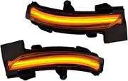 Side Mirror Indicator For Skoda For Octavia Mk3 A7 5E 2012-2019 Dynamic LED Turn Signal Blinker Mirror Flasher Light Dynamic Sequential Blinker(Yellow)