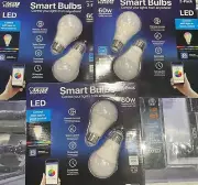 6 Bulbs Feit Electric Wifi Light Bulbs - RGB - Smart Bulbs- 60W Replacement - C