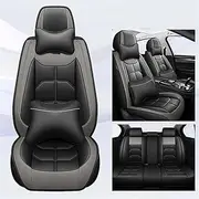 Interior Accessories Car Seat Cover Seat Set for Driver Seat and Passenger Seat Cushion for Ford for Focus MK2 for Edge for Explorer(Style 11)