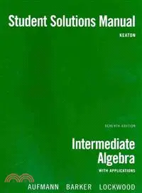在飛比找三民網路書店優惠-Intermediate Algebra with Appl