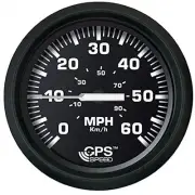 BEEDE Instruments BEEDE 32816 Euro Speedometer GPS (60 MPH) Studded - 4, Black