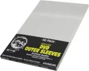 (50) DVD Outer Sleeves RESEALABLE 14mm ARCHIVAL Case Box Bags Covers THICK 2mil