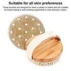 Bath Brush Set Skin Care Tools of 2 Wooden Dry Body Brushes with Natural Sisal