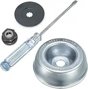 Daseeme Gardening Machine Lawnmower Adapter Kit-Thrust Washer, Rider Plate, Collar Nut, Maintenance Screwdriver, Adapter Kit Replacement for Stihl String Trimmers Brush Cutter