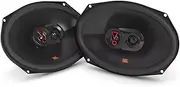 [JBL] Stage3 9637F 3-Way Car Speaker Set by Harman Kardon Without Grille - 375 Watt Car Boxes - Oval Box Large 6 x 9 Inches (152 mm x 230 mm)