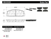 StopTech Disc Brake Pad Ultra-Premium Set for 2003 - 2005 Mazda 6 309.03320 (for: Mazda)