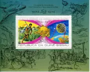 100 years of Postal & Telecommunication prog - - Imperforated - Luxury block