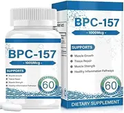 BPC 157 Peptide Capsules - 1000mcg, BPC-157 Supplement for Gastrointestinal Health Support, Non-GMO,Dairy Free, Gluten Free - 60 Capsules