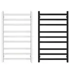 ACA Electric Heated Towel Rail Rack Warmer Clothes Dryer Square SUS Chrome/Black