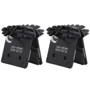 2X Bike Resin Disc Brake Pads Ice Tech Bicycle Hydraulic Cooling Brakes Pad J02A for SLX Deore XTR black