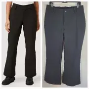 Free Country Ski Snow Pants Womens L Black Super Soft Shell Water Wind Resistant
