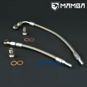 Turbo Water Hose Line kit For Mitsubishi 4B11T EVO X w/ Garrett GT3076R GT3582R