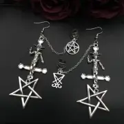 Goth Gothic Black Metal Witchy Witchcraft Satanic Occult Lucifer Devil "Inverted