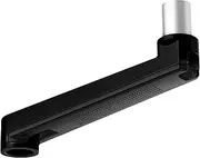 ErgoUnion Extension Arm for Long Monitor Arm, Add-on Arm for Monitor Stands, Increase The Arm Length of The Monitor Mount - Black