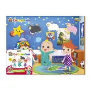7pc Creative Kids Cocomelon Bedtime Wooden Starter Puzzle Toy Fun Activity 2y+