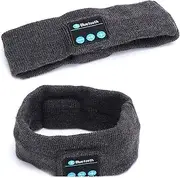 Bluetooth Music Headband Nightcap Headset Speaker Stereo Headset Music Hands-Free Jogging and Running AXCDE (Color : Gray, Envío Desde : China)