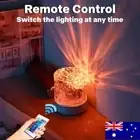 Ocean Wave Projector Light 16Colors Changing Night Flame Water Lamp Northern AU