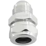 Aeroflow 5/8" Barb to -10An Adapter Silver Convert Male Barb to An - AF741-10-10S