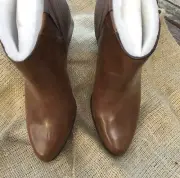 Naturalizer Bromsead “Tanya Banana Bread” Brown Ankle Boots Size 11