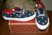NIB VANS ERA PRO KADER SYLLA SHOES MENS SIZE 9 NAVY RED FREE SHIPPING