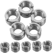 10pcs Mic Stand Adapter Durable Tripod Screw Vibration Reduction for Monopod Video Light Stands Easy Installation Strong Stability