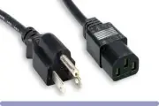 Ultra Spec Cables AC Power Cord Replacement Cable for Plasma TVs & Computers 5ft
