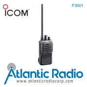 Icom F3001 Two Way Radio - VHF (136-174) Portable Handheld - F3001 51 RC USA