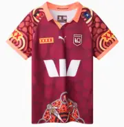 QLD Maroons SOO PUMA Mens Indigenous Jersey | Maroon by Sporting House