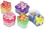 Lot 48 Chevron Hat Boxes Gift bags Prize Packages