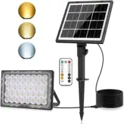 Solar Lights Outdoor, 800Lumens 78 LED Solar Flood Lights, Adjustable 2500K-6500