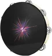 Binxind Percussion Instrument Double Row Jingle Drum Percussion Instrument Adult Church KTV Dance Music Instrument