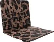 [Gatuida] Leopard Card Passage Passport Holder for Travel Passport Holder Design Travel Passport Protector Case Passport Wallet for Women Family Passport Holder Passport Bag Pu Leather