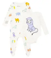 [Stella McCartney Kids] Stella McCartney Kids Baby cotton bodysuit and onesie set M 24 multicoloured