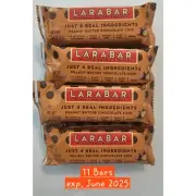 Lot of 11 LARABAR Fruit Nut Bar Peanut Butter Chocolate Chip Gluten Free Vegan