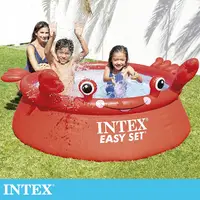 在飛比找PChome24h購物優惠-INTEX 螃蟹簡易裝EASY SET游泳池183x51cm