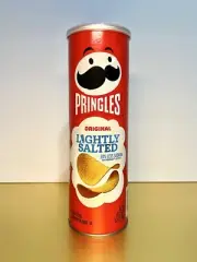 〽️New Limited Pringles Lightly Salted 50% Less Sodium Potato Crisps Chips 5.5oz