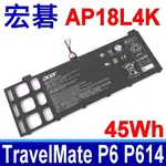 宏碁 ACER AP18L4K 原廠電池 TRAVELMATE P6 TMP614-51 TMP614-51T P614