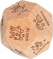 Date Night Dice Game for Adults - Date Dice Couples Food Decision | Dinner Food, Dating Wooden for Birthday, Christmas, Valentines Day, Stocking Stuffers