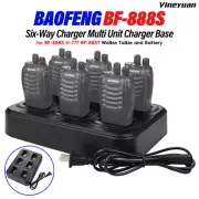 BAOFENG BF-888S Six-Way Charger Multi Unit Charger Base for BF-888S H-777 BF-88A