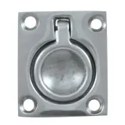 WHITECAP FLUSH PULL RING 1-1/2" X 1-3/4" CP/BRASS