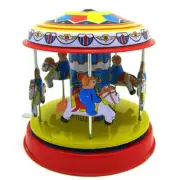 Vintage Tinplate Toy Collectiable Ornament Clockwork Wind up Tin Toy